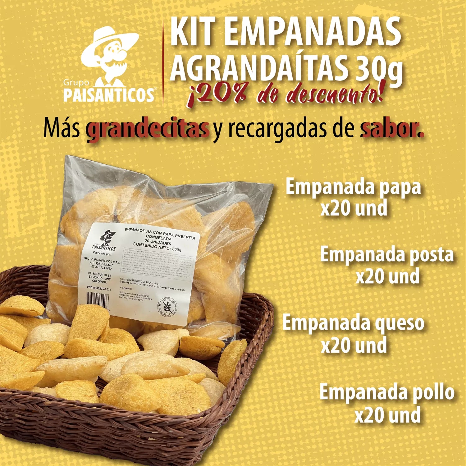 Kit Empanadas Agrandaitas