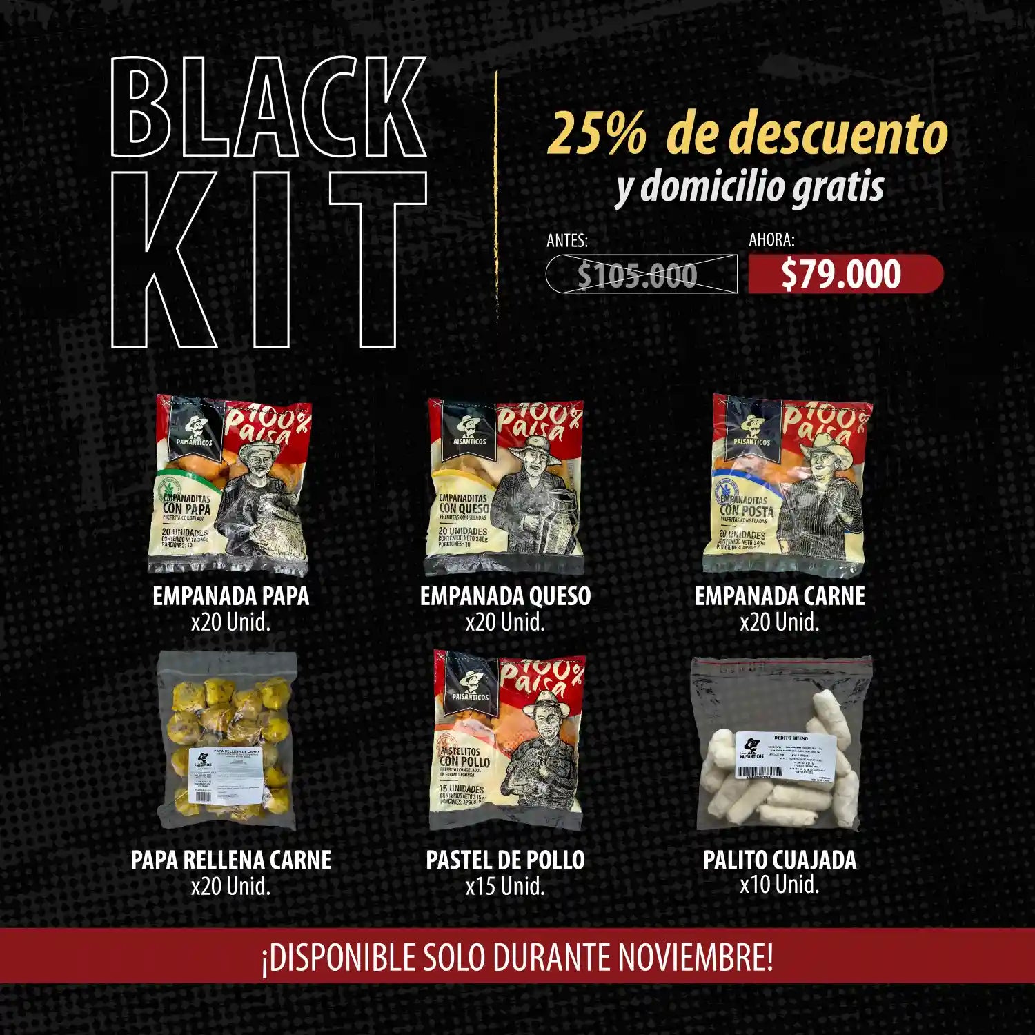 Black Kit - Grupo Paisanticos