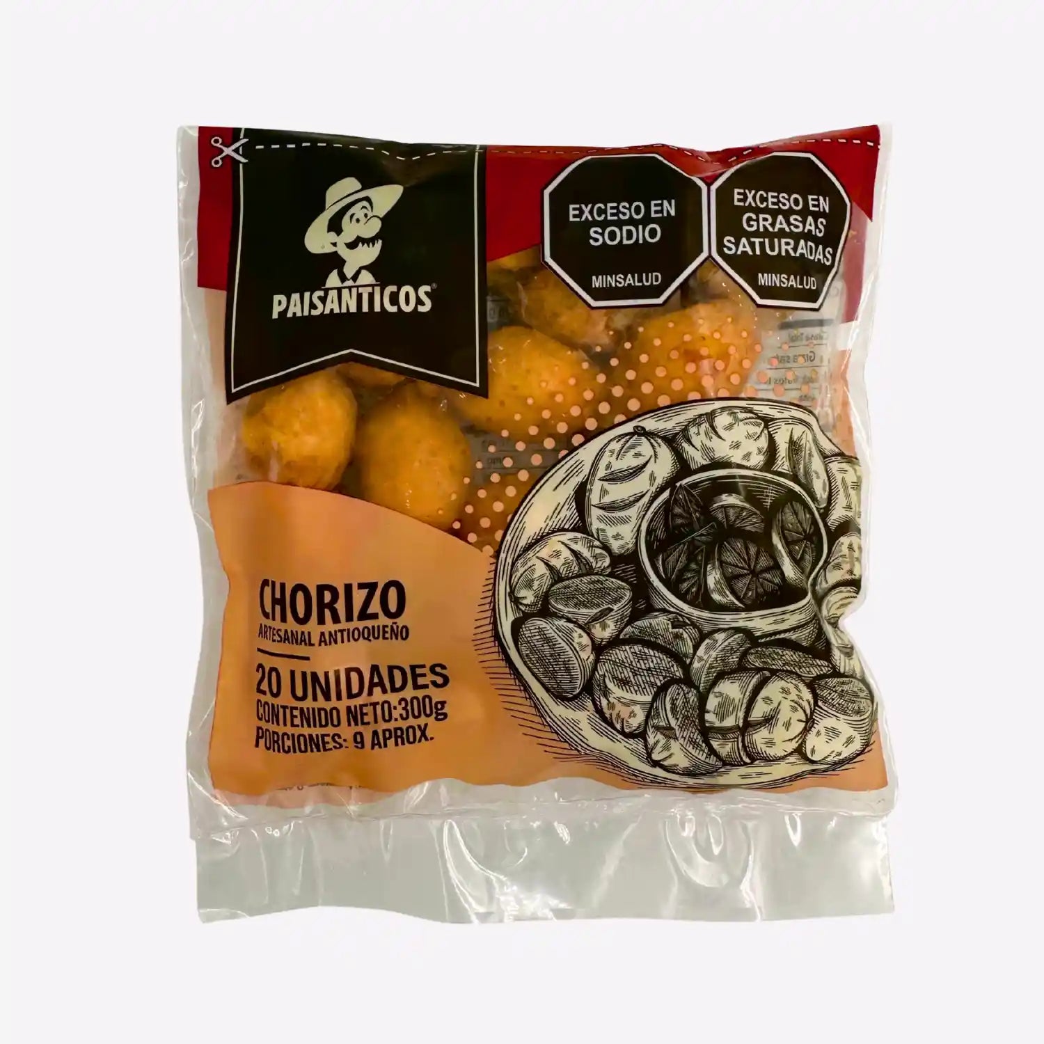 Chorizo Cóctel Artesanal Antioqueño