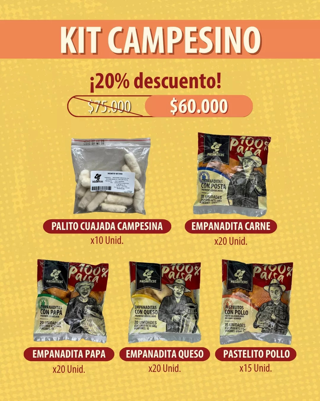 Kit Campesino - Grupo Paisanticos