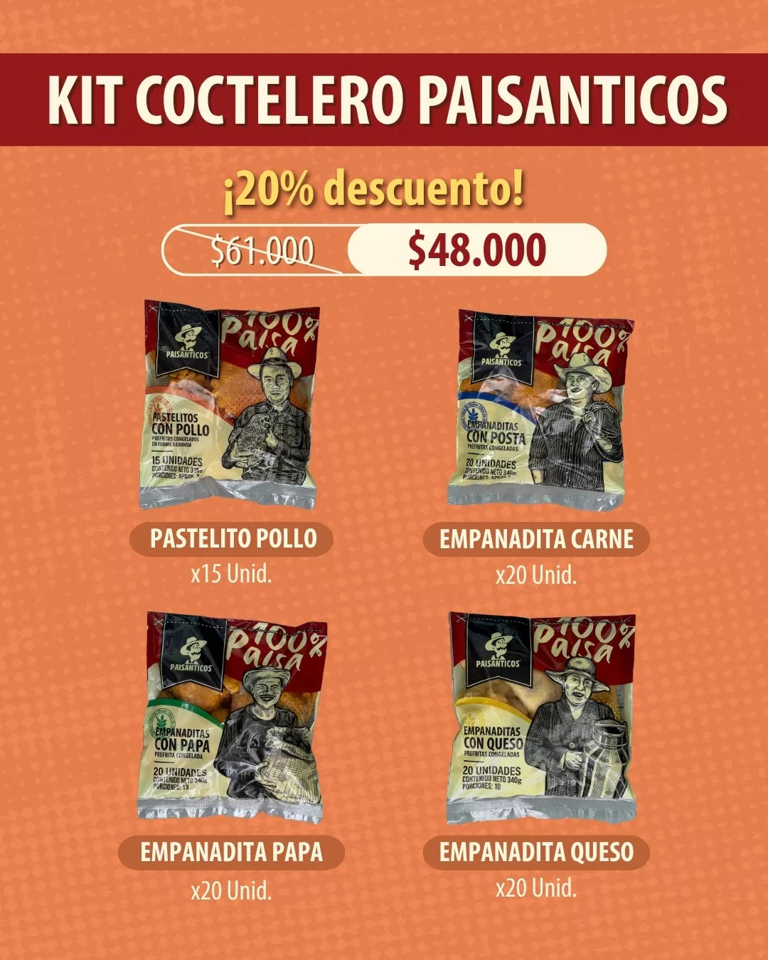 Kit Coctelero Paisanticos - Grupo Paisanticos