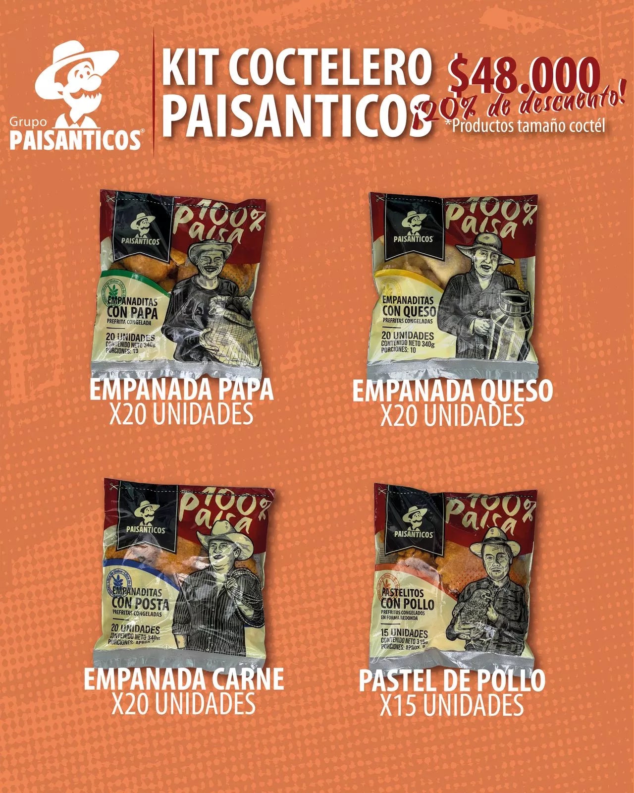 Kit Coctelero Paisanticos - Grupo Paisanticos