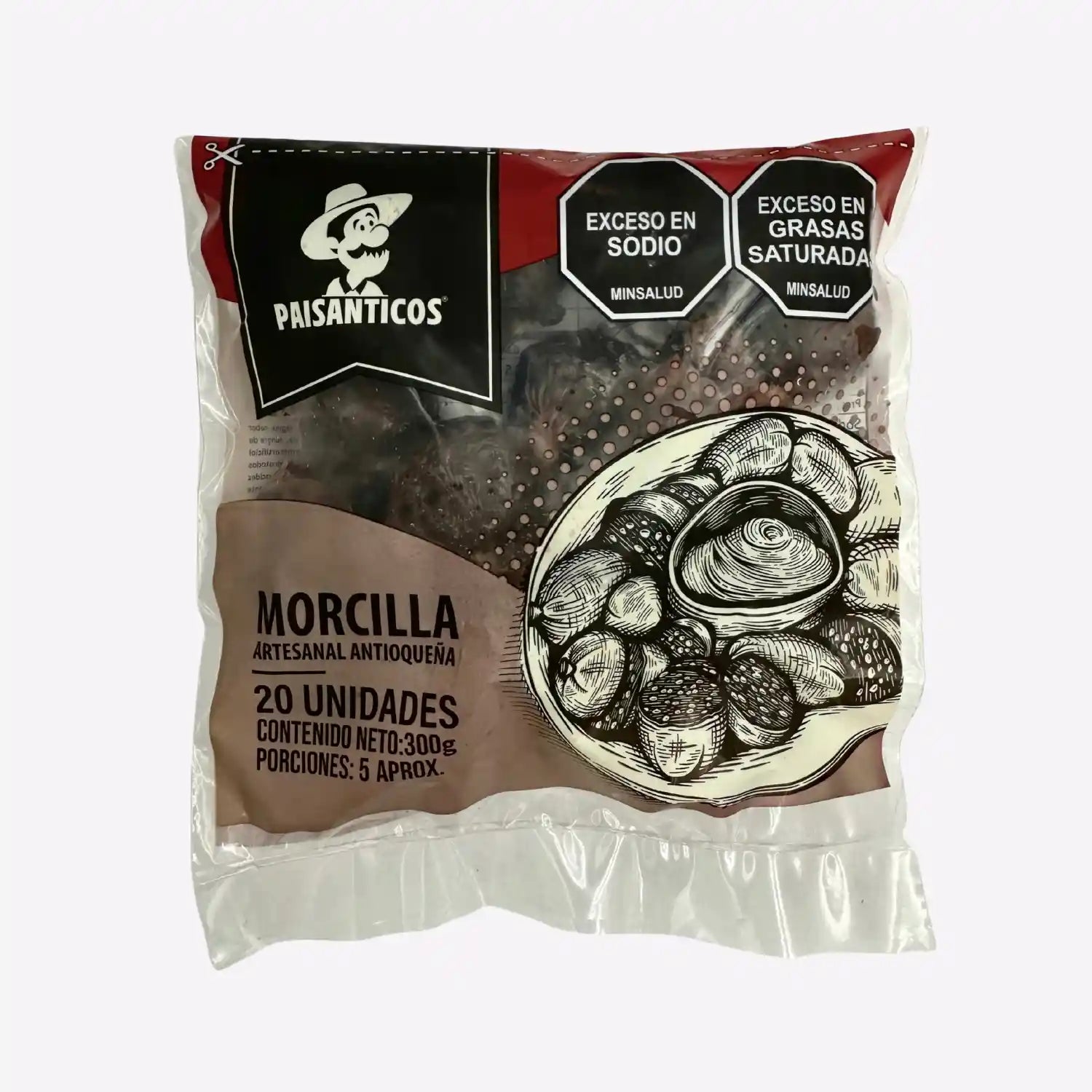 Morcilla Cóctel Artesanal Antioqueña