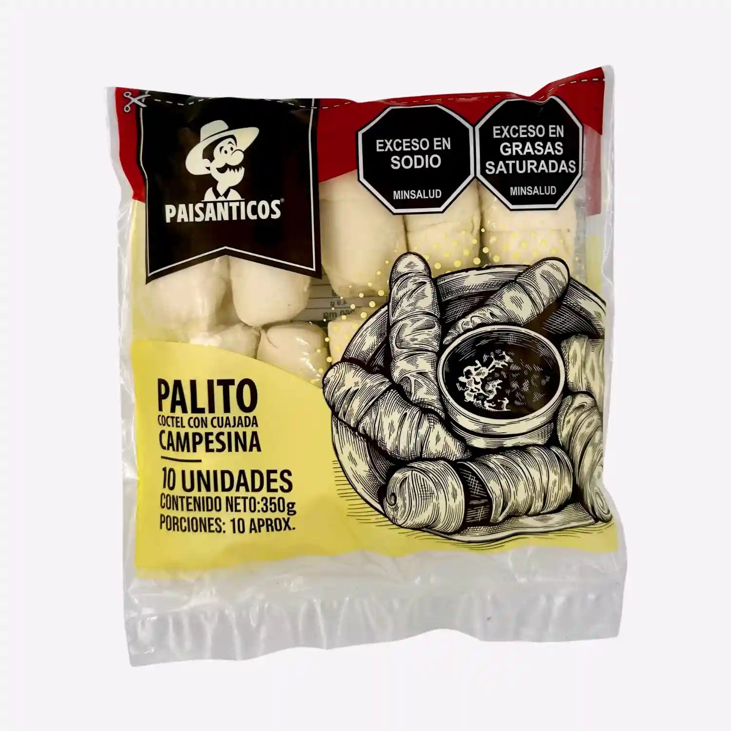 Palito Cóctel con Cuajada Campesina 35 gr x 10 und