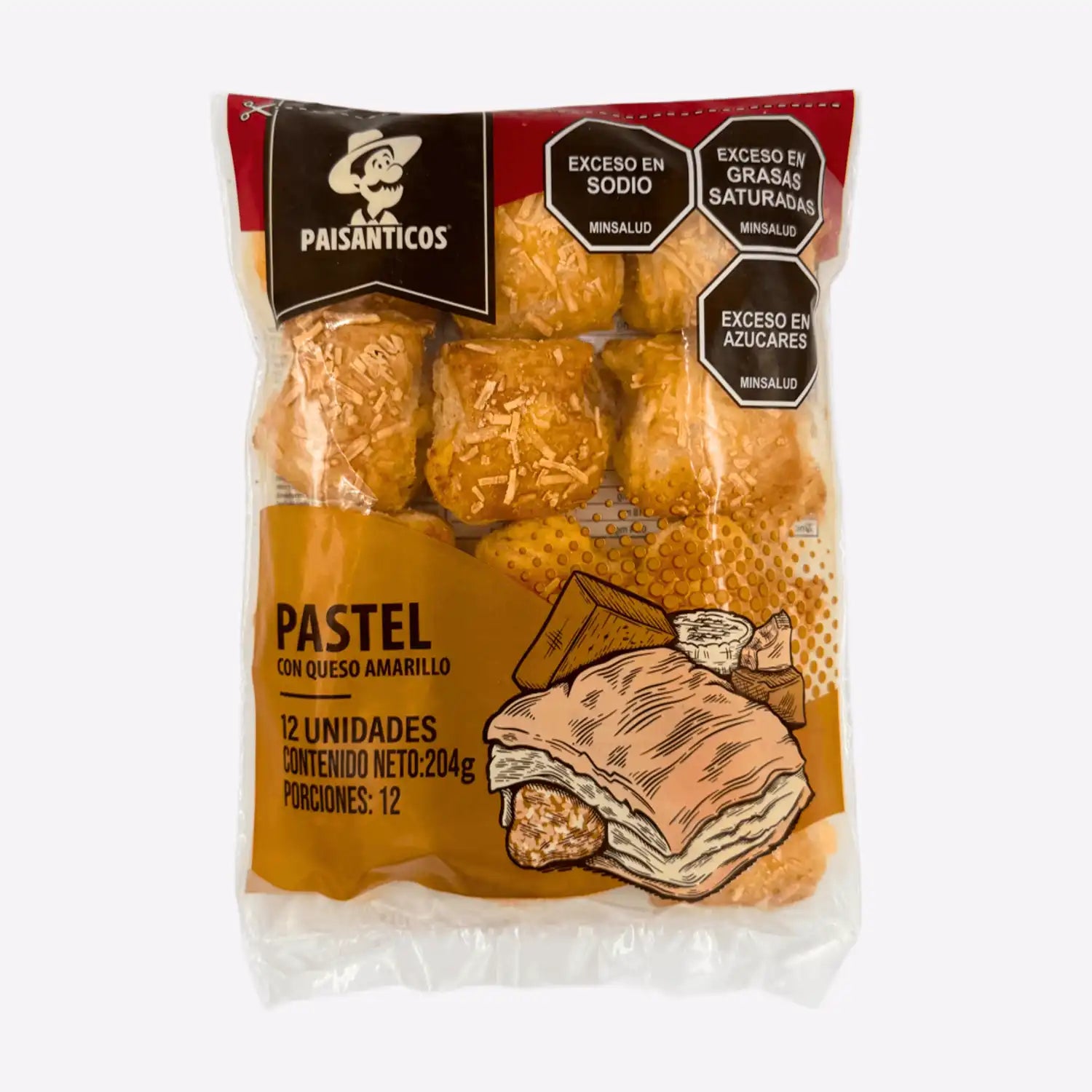 Pastelito Cóctel Hojaldrado de Mix de Quesos